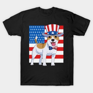 Jack Russell Terrier 4th Of July T-Shirt